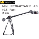 WIELDY 3.2m 10.5 Foot/Ft Mini Retractable Portable Camera Crane Jib DSLR Jib Crane