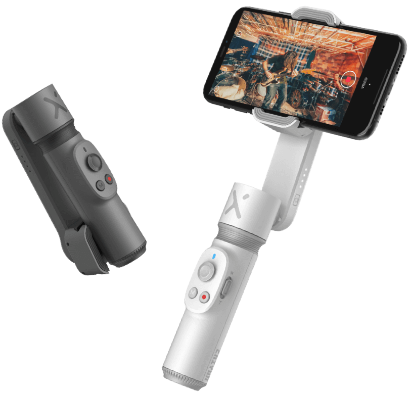 Zhiyun Smooth X Essential Combo (GREY) - (Stabilizer+ Tripod+ Protective Bag) (SM108)