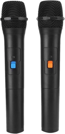 V16U Universal Wireless Microphone 2 in 1 VHF Universal USB Receive Handheld Mic Black