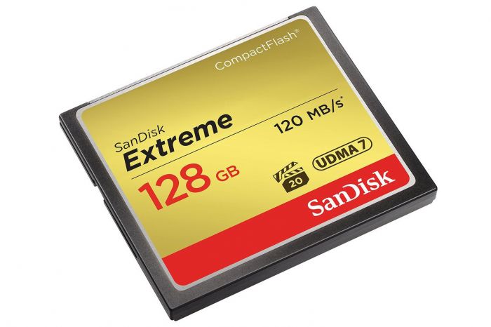 Sandisk 128GB Extreme CF memory card -  120MB/s 800x UDMA 7