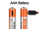 micro USB Rechargeable Battery AA 400mAh