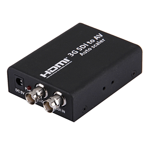 3G SDI to AV Converter / Audio Scaler, Support convert SD-SDI, HD-SDI, 3G-SDI Signal to Be Shown on Normal TV