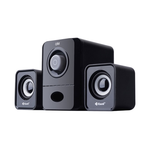 Speakers Kisonli U-2900BT, Bluetooth, 5W+2x3W, USB, Black