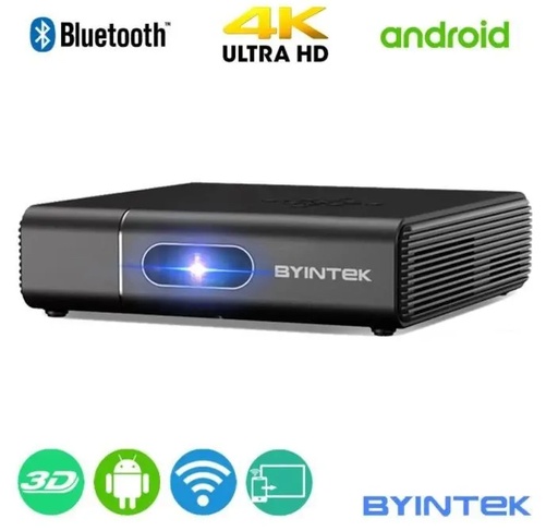 BYINTEK U30 3D 4K Cinema 300inch TV Android Smart Wifi Portable Home Theater 1080P Video LED DLP Mini Projector