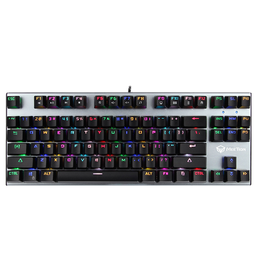 MEETION MT-MK04 RGB 87 Keys Mechanical Gaming Keyboard Wired USB Gaming Keyboard