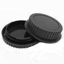 2 in 1 Rear Lens Cap & Camera Body Cover Cap for Canon