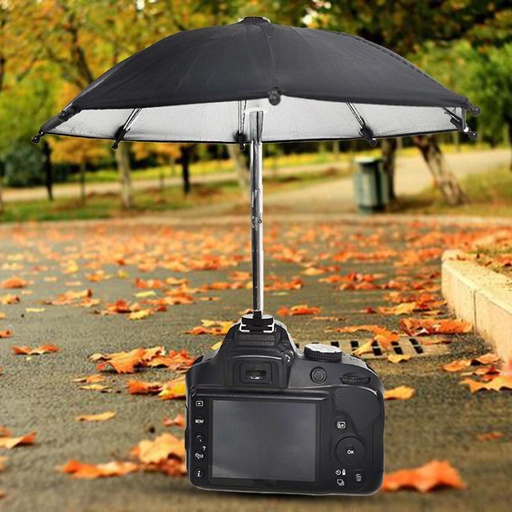 DSLR Camera Umbrella Photography Accessory Camera Rainy Holder Rotatable Hot Shoe Cover DSLR Camera Rainy Holder