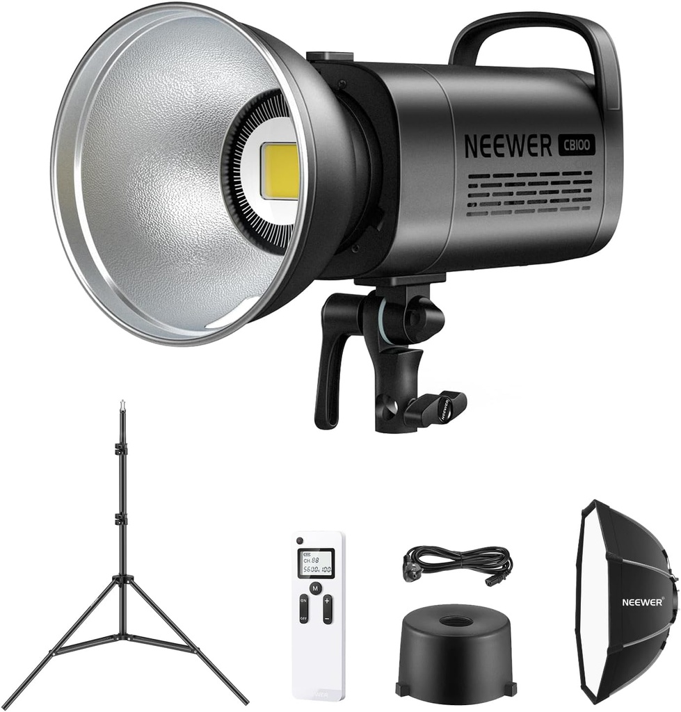 NEEWER CB100 100W LED Video Light 5600K Bowens Holder COB