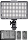 Neewer Dimmable 176 LED Video Light with 2-Pack 2600mAh Li-ion Battery and Dual USB Battery Charger Lighting Kit for Digital SLR Cameras for Photo Studio Video Shooting(90093156)