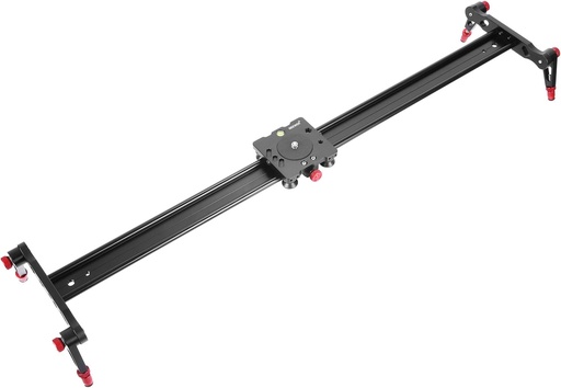Neewer Aluminum Alloy Camera Track Slider Video Stabilizer Rail with 4 Bearings for DSLR Camera DV Video Camcorder Film Photography, Loads up to 17.5 pounds/8 kilograms (120cm) (10089698)
