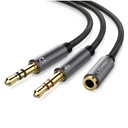 UGREEN 20898 3.5mm Female to 2 Male Audio Cable ABS Case