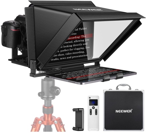 NEEWER X12 Aluminum Teleprompter with RT-110 Remote Control