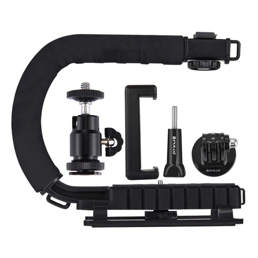 PULUZ PU3006 حامل يدوي محمول على شكل حرف C لتصوير كاميرات DSLR