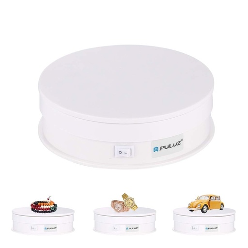 قاعدة عرض دوّارة بقطر (15cm) من PULUZ موديل PU3048 (Turntable)