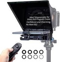 FEELWORLD TP2 8" Portable Teleprompter Up 8" Smartphone Tablet Prompter for DSLR Camera Record