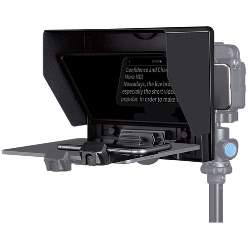 FeelWorld TP10 Portable Folding Teleprompter for Smartphone/Tablet/DSLR (10")