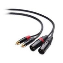 Doonjiey High Digital Cable 2 RCA MALE TO 2 XLR MALE