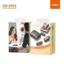 MOXOM MX-AX64, Dual Noise Reduction Wireless Microphone, Type-C Plug Receiver.