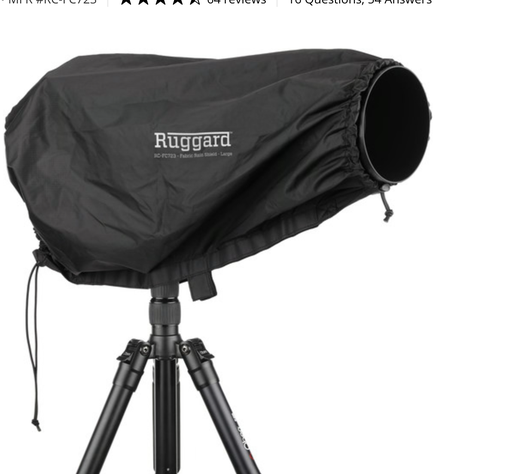 Ruggard Fabric Rain Shield Large (23")