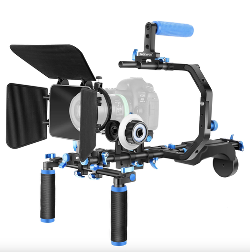 Neewer DSLR Shoulder Rig with C-Shaped Bracket and Matte Box