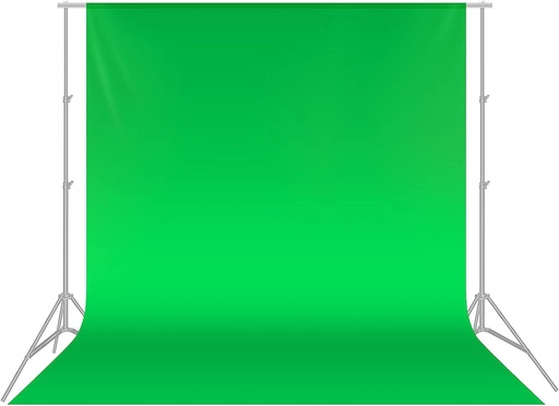 Neewer 10x20 ft/3x6 Meters Photography Backdrop Background, Green Chromakey Muslin Background Screen for Photo Video Studio, Zoom, YouTube, Gaming (Background Only)