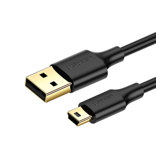 كابل USB 2.0 ذكر إلى ذكر Mini 5 pin بطول 0.5 متر من UGREEN (10354/US132)