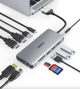 Choetech 12-in-1 USB-C Multiport Adapter HUB-M25 Gray