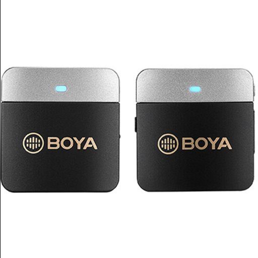 BOYA BY-M1V1 Wireless Microphone System for Cameras and Smartphones (2.4 GHz)