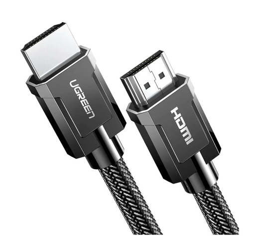 UGREEN 8K 2.1 HDMI M/M Round Cable with Braided 2m (70321/HD135)