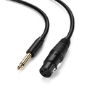 UGREEN 6.5mm to XLR Cannon Female AV Cable 3m (20720/AV131)