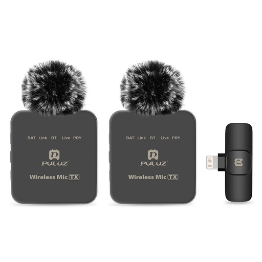 PULUZ PU647B Wireless Microphone System Lightning