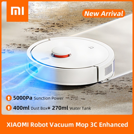 مكنسة روبوتية محمولة ومحسنة للمسح والتنظيف المنزلي XIAOMI MIJIA 3C C103