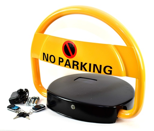 Battery Powered Parking Lock for Protecting Parking Space