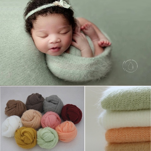 Newborn Photography Props Baby Wraps Blanket Backdrop Fabric 40*165cm