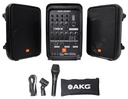 JBL EON208P Portable PA System w/8" Speakers+ Mixer+ Microphone+ Stands