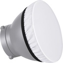 Soft White Diffuser Sock 7 inches/180mm , Softens The Light Output