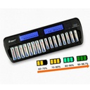 RYDBATT 16 slots LCD Smart Battery Charger