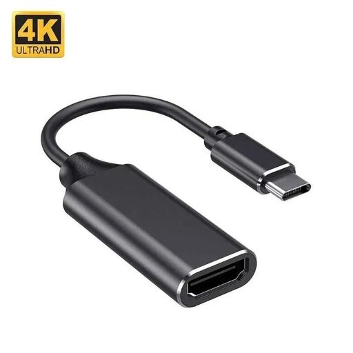 Type-C to HDMI Adapter 4K Converter Support Win 10/11/8