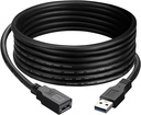 USB 2.0 A Male to USB 2.0 A Female Extension Cable