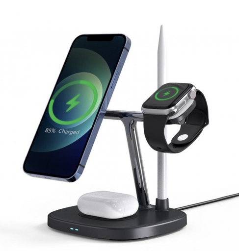 CHOETECH 4IN1 15W MAGNETIC WIRELESS CHARGER (MAGSAFE) (T583-F)