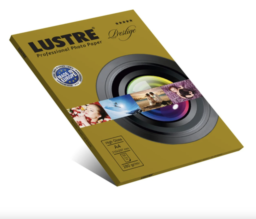 Lustre Premium High Gloss 250g A4 Photo Paper