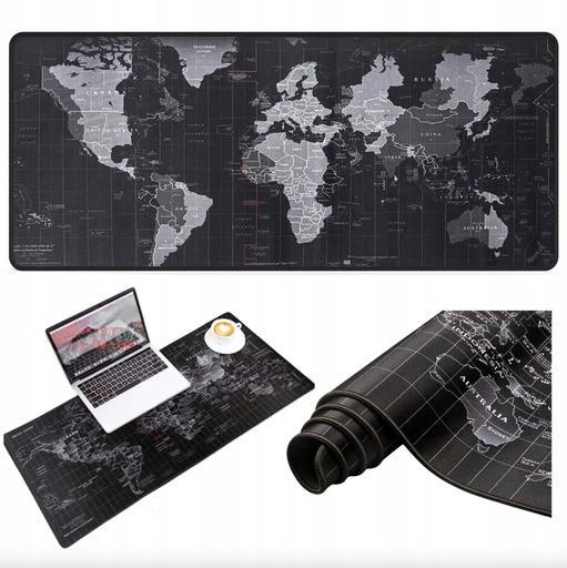 World Map Mouse Pad 60x120cm