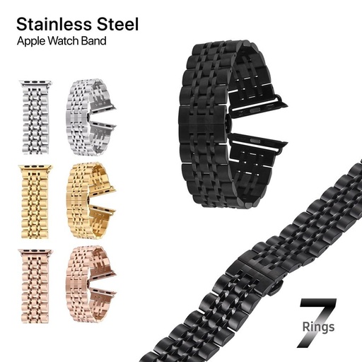Stainless steel strap for Apple Watch - 7 loops