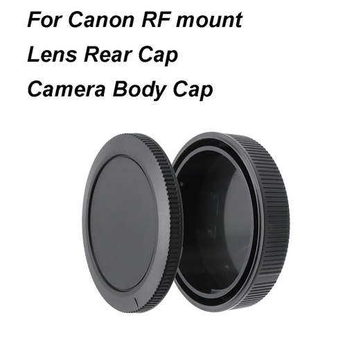 For Canon RF mount Lens Rear Cap and Camera Body Cap