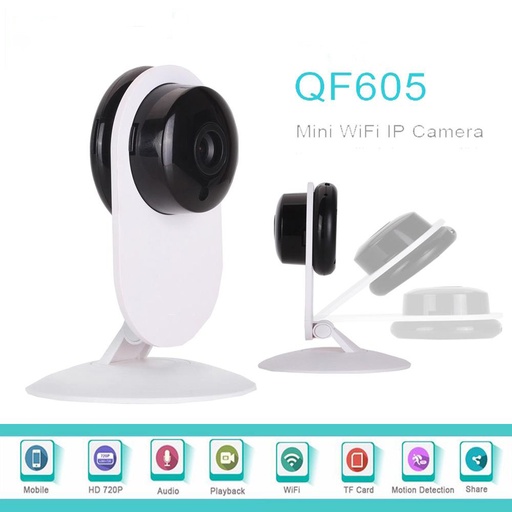 QF605 mini home wifi ip camera cctv security camera night vision