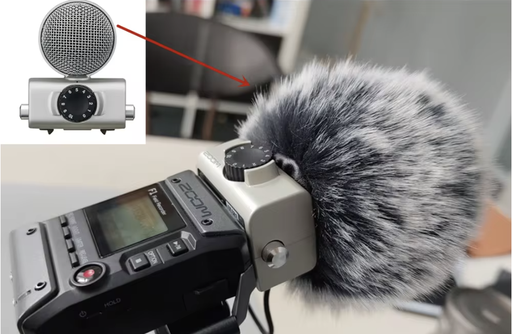 واقي رياح خارجي لميكروفون Zoom H6