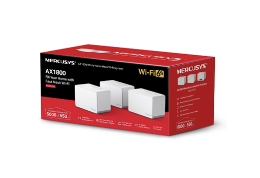 MERCUSYS Halo H70X AX1800 Whole Home Mesh Wi-Fi 6 System